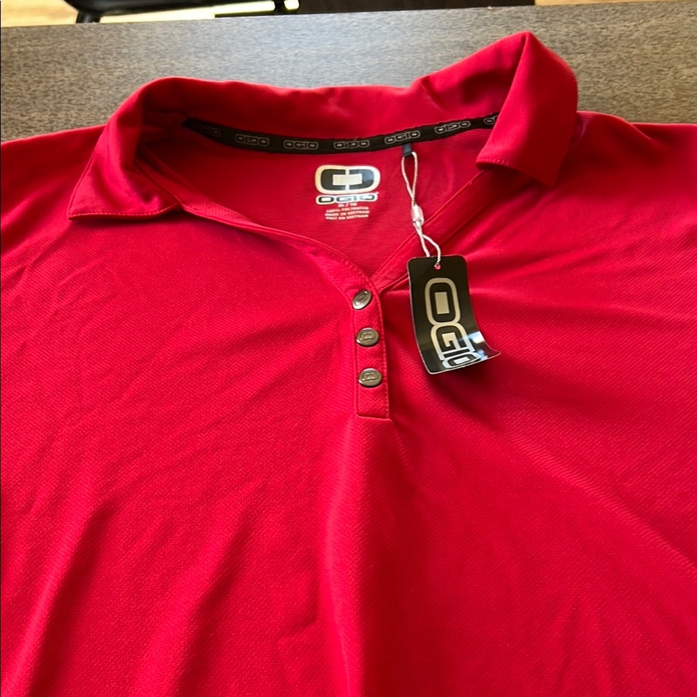 OGIO Red Blouse Top